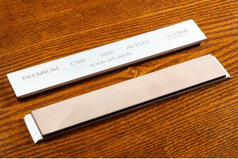 Брусок Эльборовый PREMIUM 150x25x3мм, 20/14, медно-оловянная связка M1001, на алюминиевом бланке