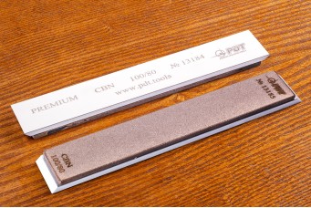 Брусок Эльборовый PREMIUM 150x25x3мм, 100/80, медно-оловянная связка M1001, на алюминиевом бланке